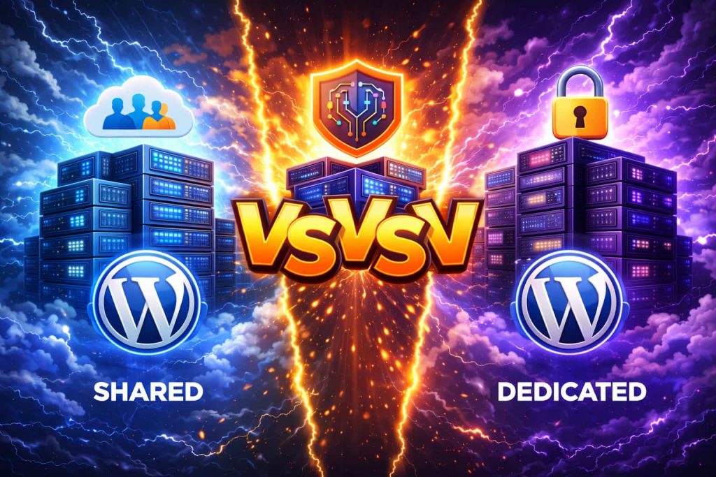Shared vs VPS vs Dedicated Hosting